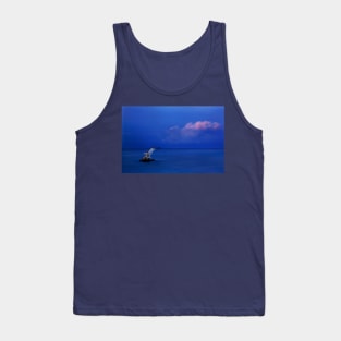 Jump over the horizon or dive into the Aegean Tank Top